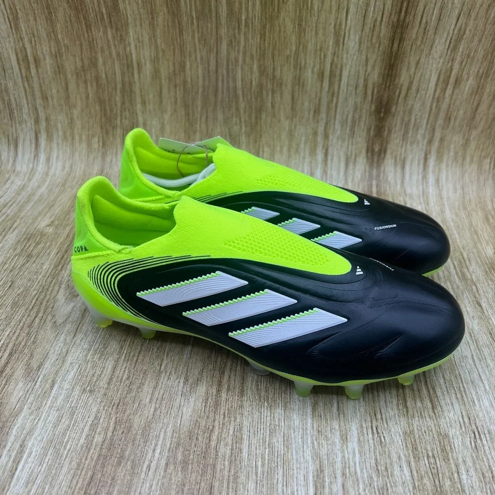 adidas Copa Pure III Elite FG Men's Size 4.5 Yellow Black Soccer Cleats JH6302‎